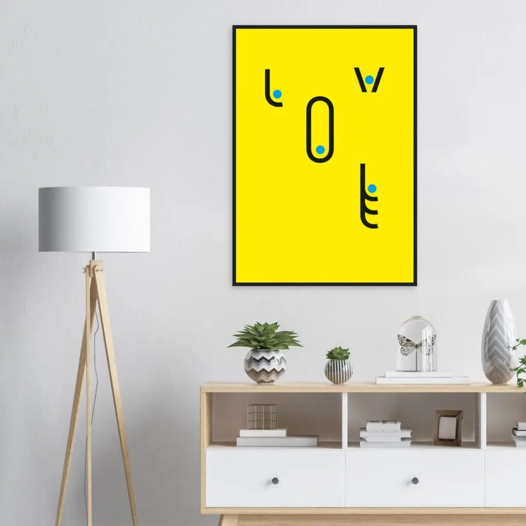 AA Contest love Art Print Framed