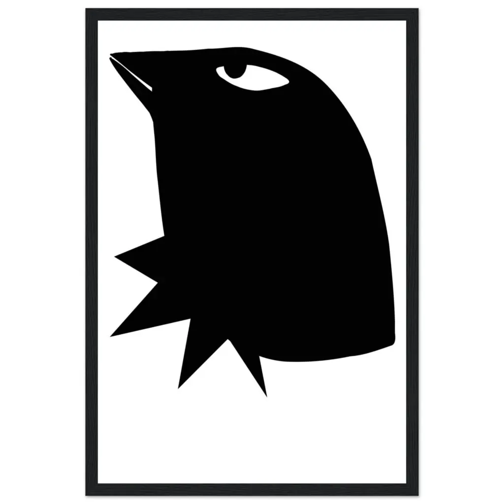 EYES 5 ART PRINT FRAMED