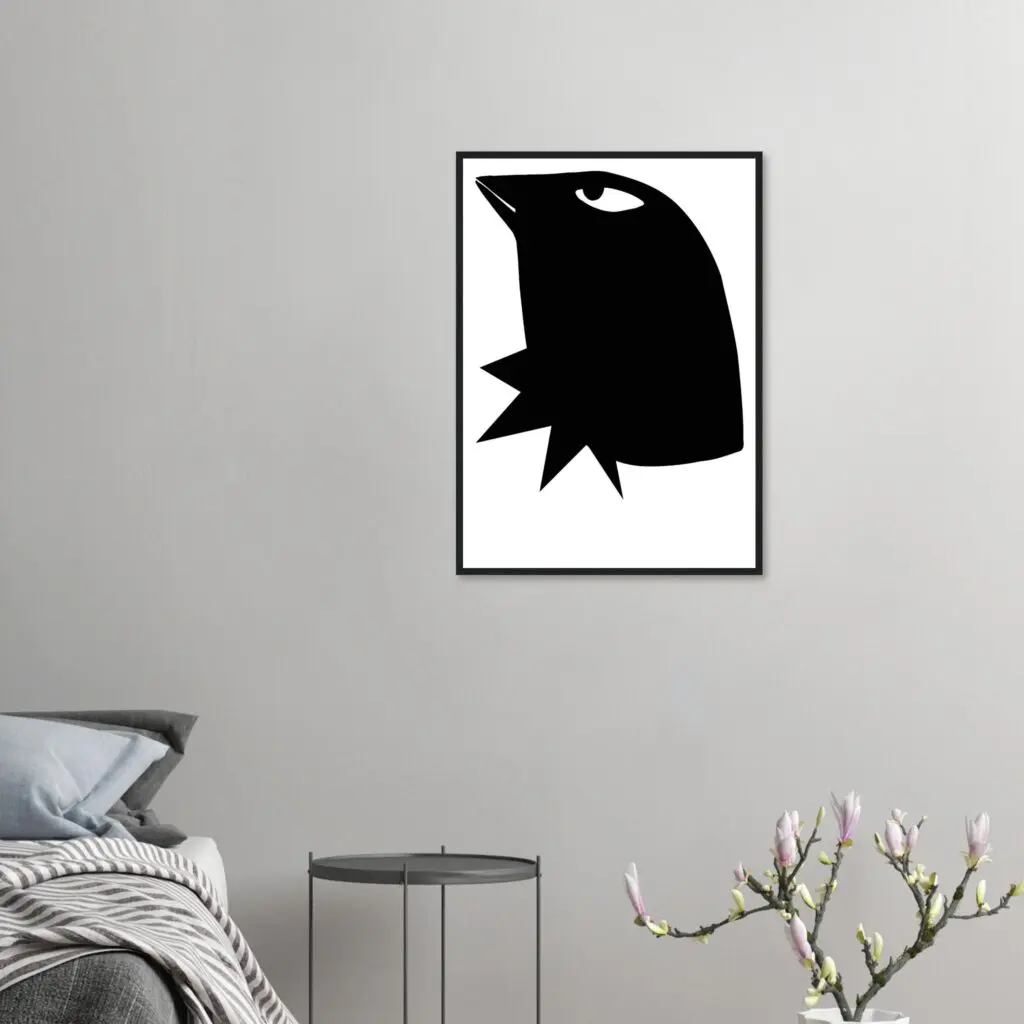 EYES 5 ART PRINT FRAMED