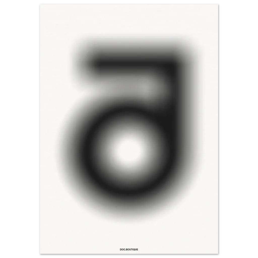 BLURRY 4 ART PRINT CARTA PREMIUM