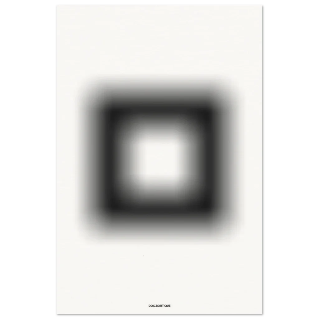 BLURRY 3 ART PRINT CARTA PREMIUM