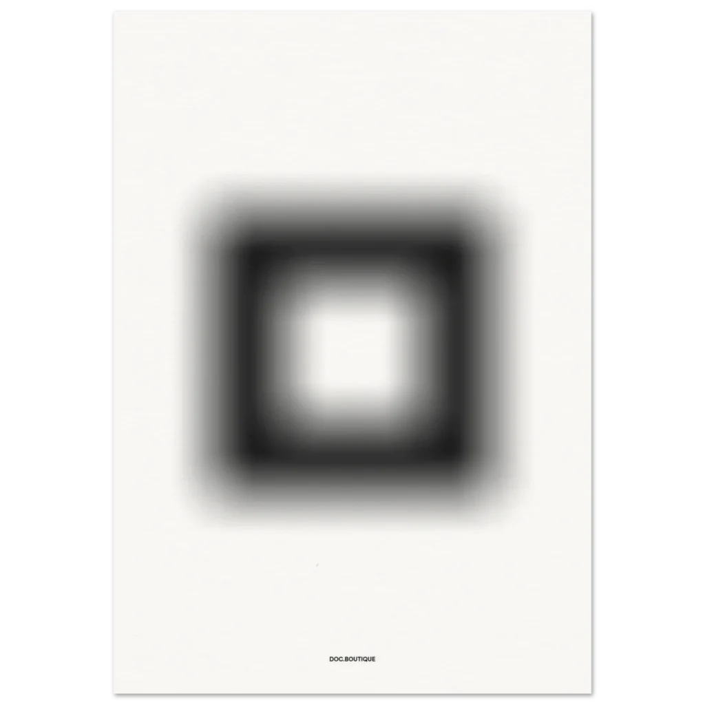 BLURRY 3 ART PRINT CARTA PREMIUM